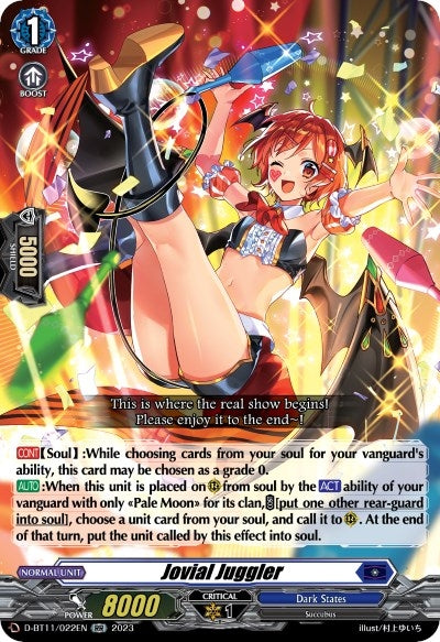 Image for Jovial Juggler (D-BT11: Clash of the Heroes) (D-BT11/022EN) - Cardfight Vanguard