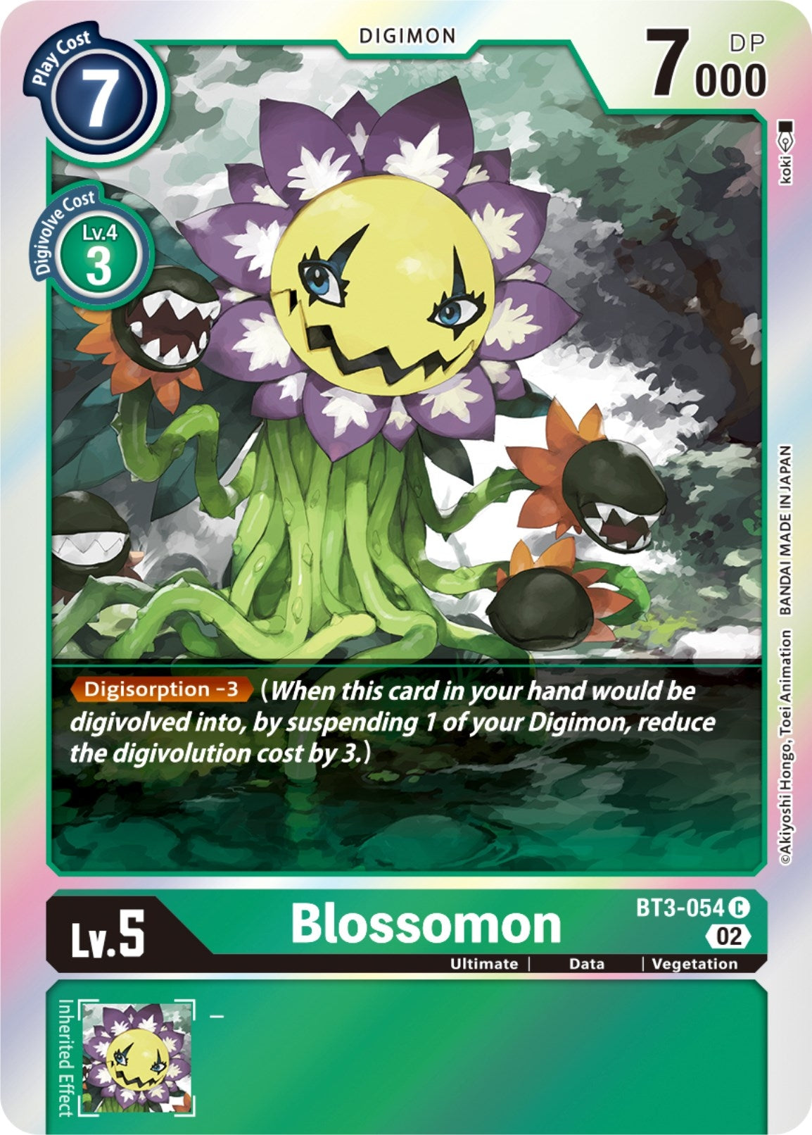 Blossomon (Resurgence Booster Reprint) (BT3-054 C) (RB-01)