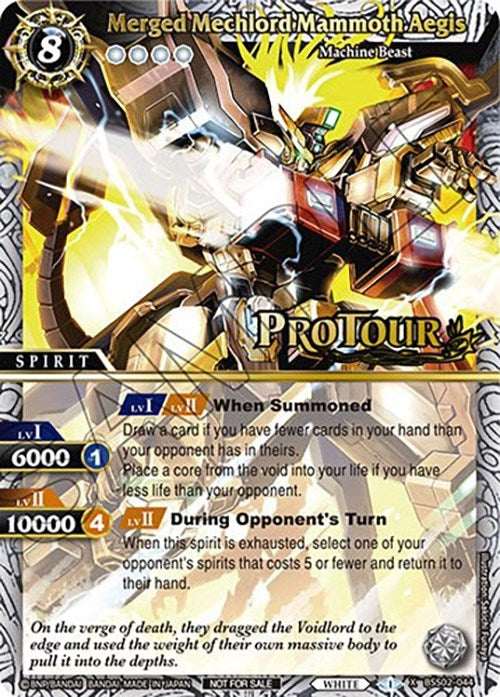 Image for Merged Mechlord Mammoth Aegis (X Rare Special Pack Vol. 2) (Battle Spirits Saga Promo Cards) (BSS02-044) - Battle Spirits Saga