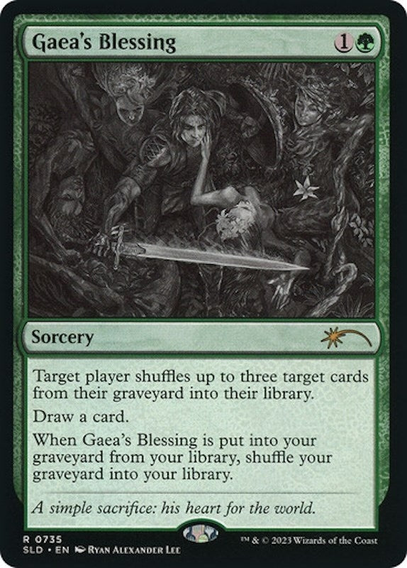 Image for Gaea's Blessing (Sketch Showcase) (Secret Lair Drop Series) (735) - Magic: The Gathering