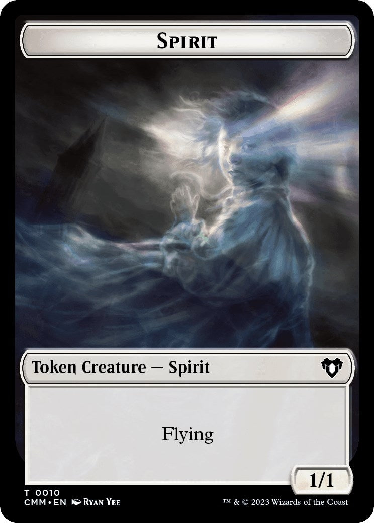 Image for Spirit (0010) // Construct (0041) Double-Sided Token (Commander Masters) (10 // 41) - Magic: The Gathering