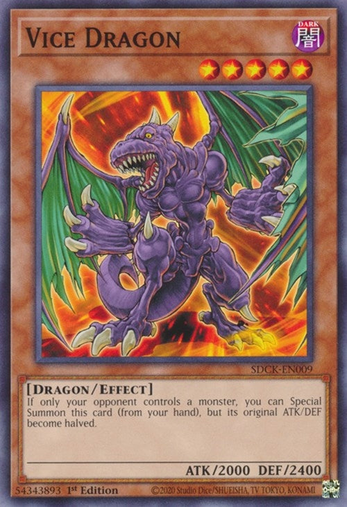 Image for Vice Dragon (Structure Deck: The Crimson King) (SDCK-EN009) - YuGiOh