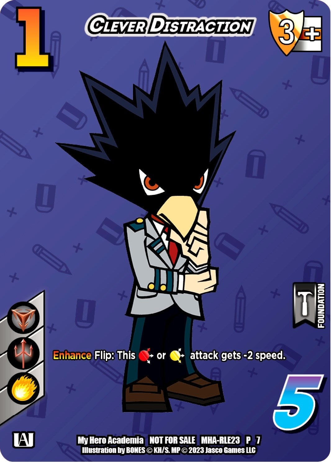 Image for Clever Distraction (Regional License Exam 2023) (UniVersus: My Hero Academia Promo Cards) (MHA-RLE23 P 7) - UniVersus