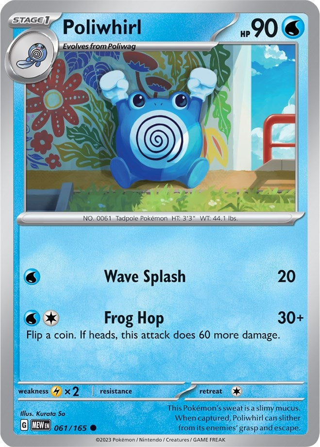 Image for Poliwhirl (SV: Scarlet & Violet 151) (061/165) - Pokemon