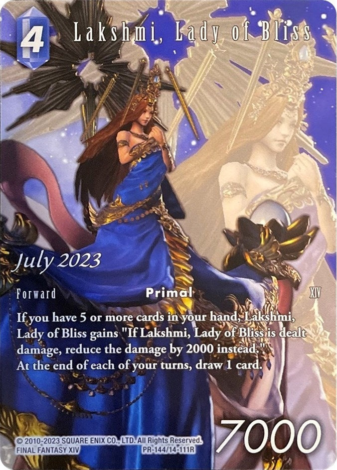 Image for Lakshmi, Lady of Bliss (FF: Promo Cards) (PR-144/14-111R) - Final Fantasy TCG
