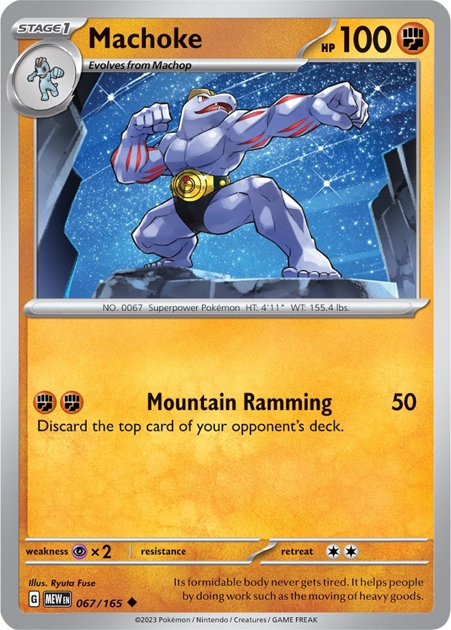 Image for Machoke (SV: Scarlet & Violet 151) (067/165) - Pokemon