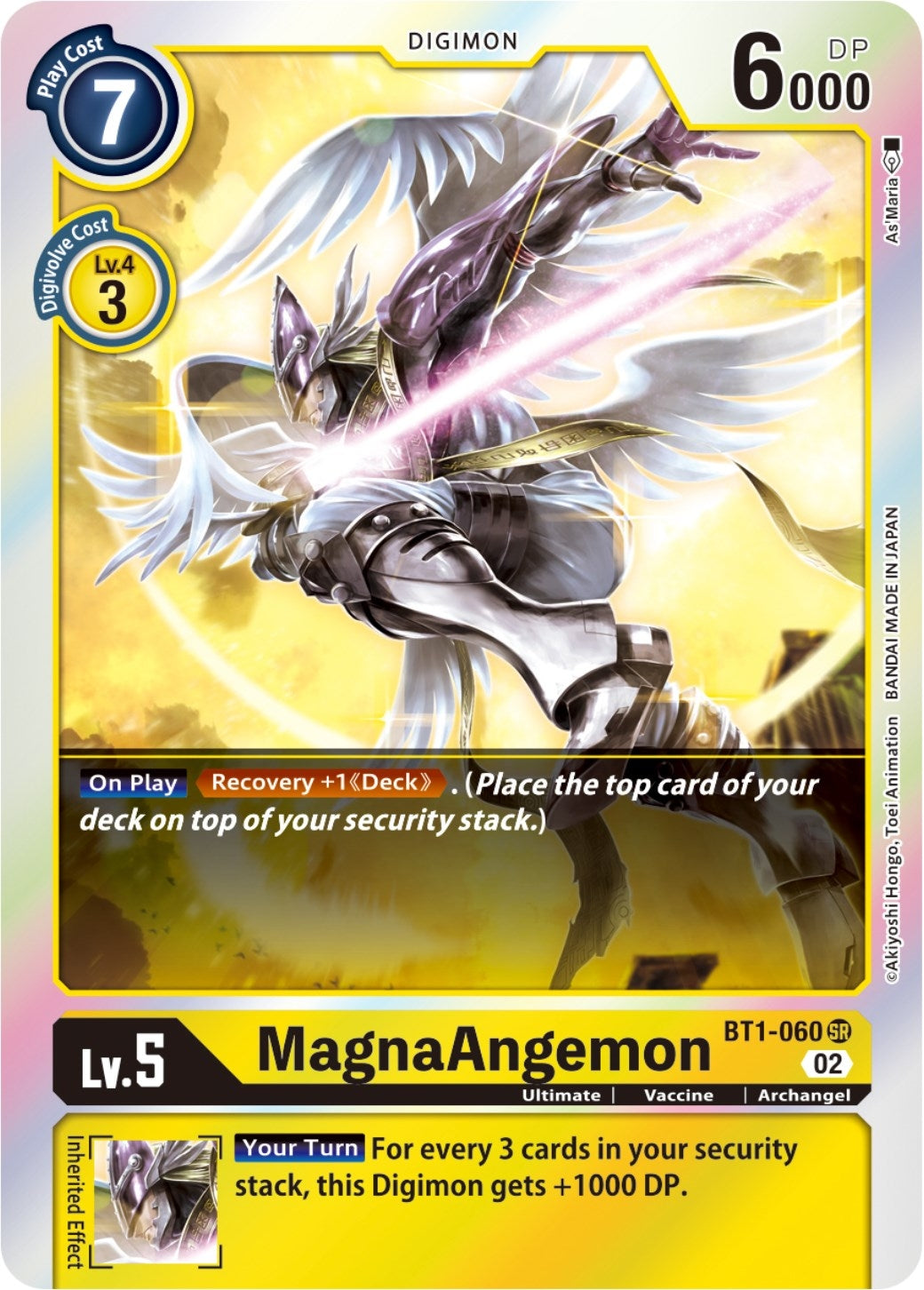MagnaAngemon - BT1-060 (Resurgence Booster Reprint) (BT1-060 SR) (RB-01)