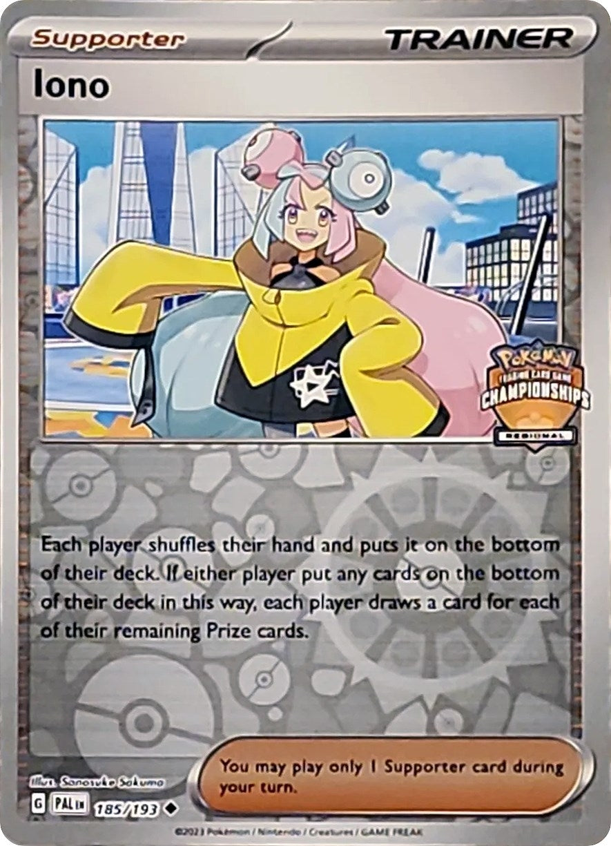 Image for Iono - 185/193 (Regional Championships) (League & Championship Cards) (185/193) - Pokemon