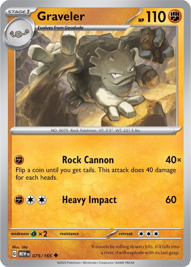 Image for Graveler (SV: Scarlet & Violet 151) (075/165) - Pokemon