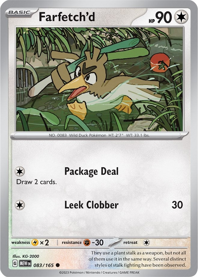 Image for Farfetch'd (SV: Scarlet & Violet 151) (083/165) - Pokemon