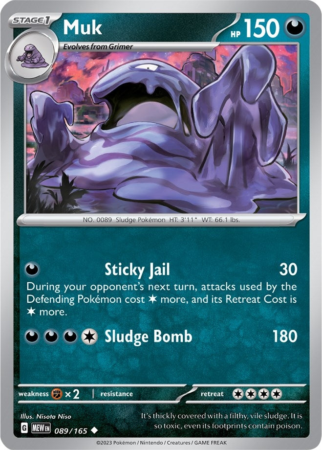 Image for Muk (SV: Scarlet & Violet 151) (089/165) - Pokemon