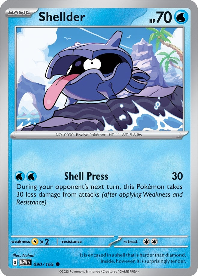 Image for Shellder (SV: Scarlet & Violet 151) (090/165) - Pokemon