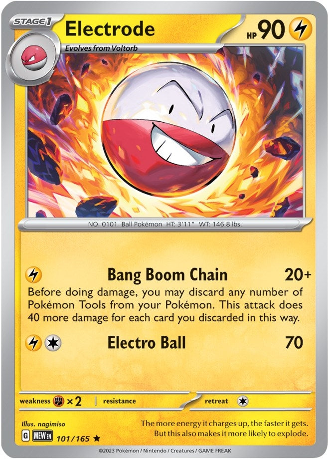 Image for Electrode (SV: Scarlet & Violet 151) (101/165) - Pokemon