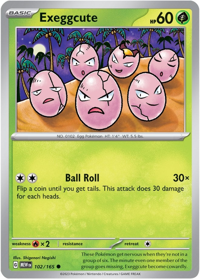 Image for Exeggcute (SV: Scarlet & Violet 151) (102/165) - Pokemon