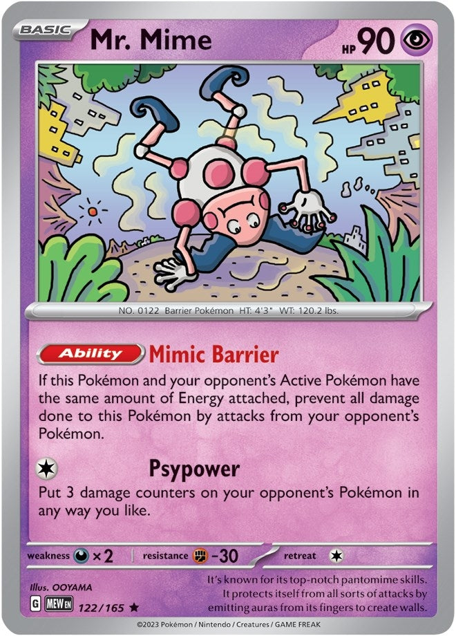 Image for Mr. Mime (SV: Scarlet & Violet 151) (122/165) - Pokemon