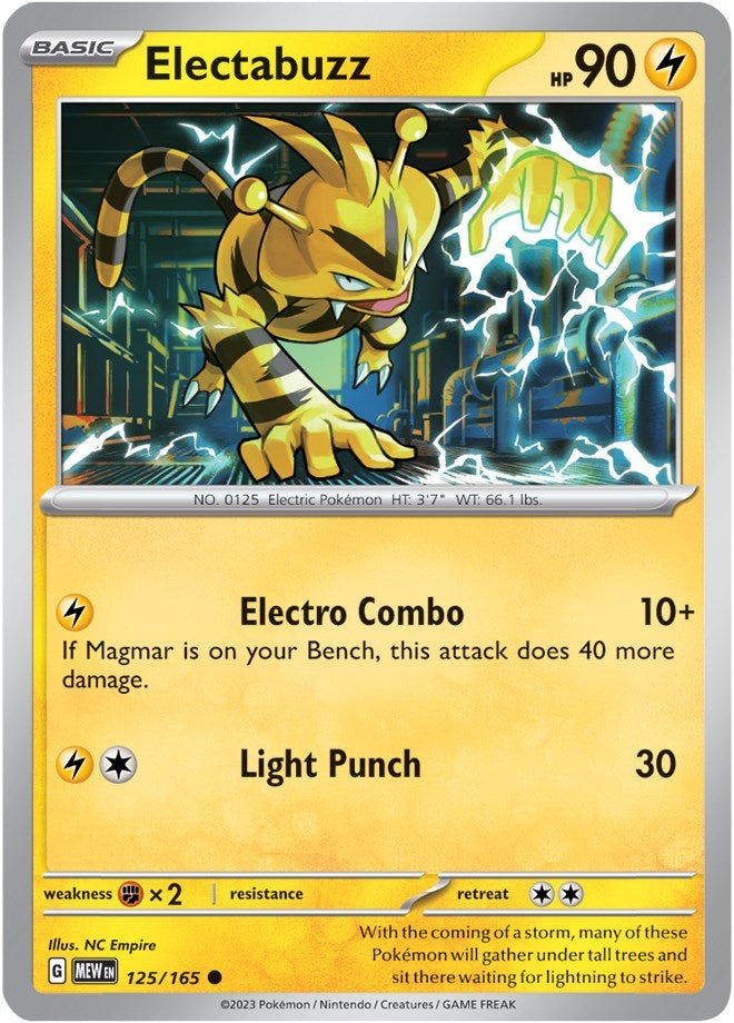 Image for Electabuzz (SV: Scarlet & Violet 151) (125/165) - Pokemon