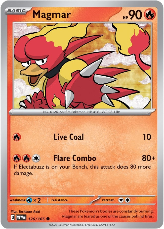 Image for Magmar (SV: Scarlet & Violet 151) (126/165) - Pokemon