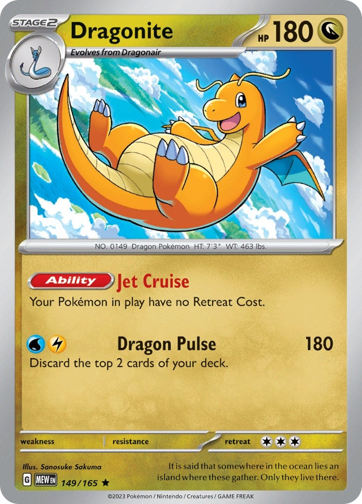 Image for Dragonite (SV: Scarlet & Violet 151) (149/165) - Pokemon