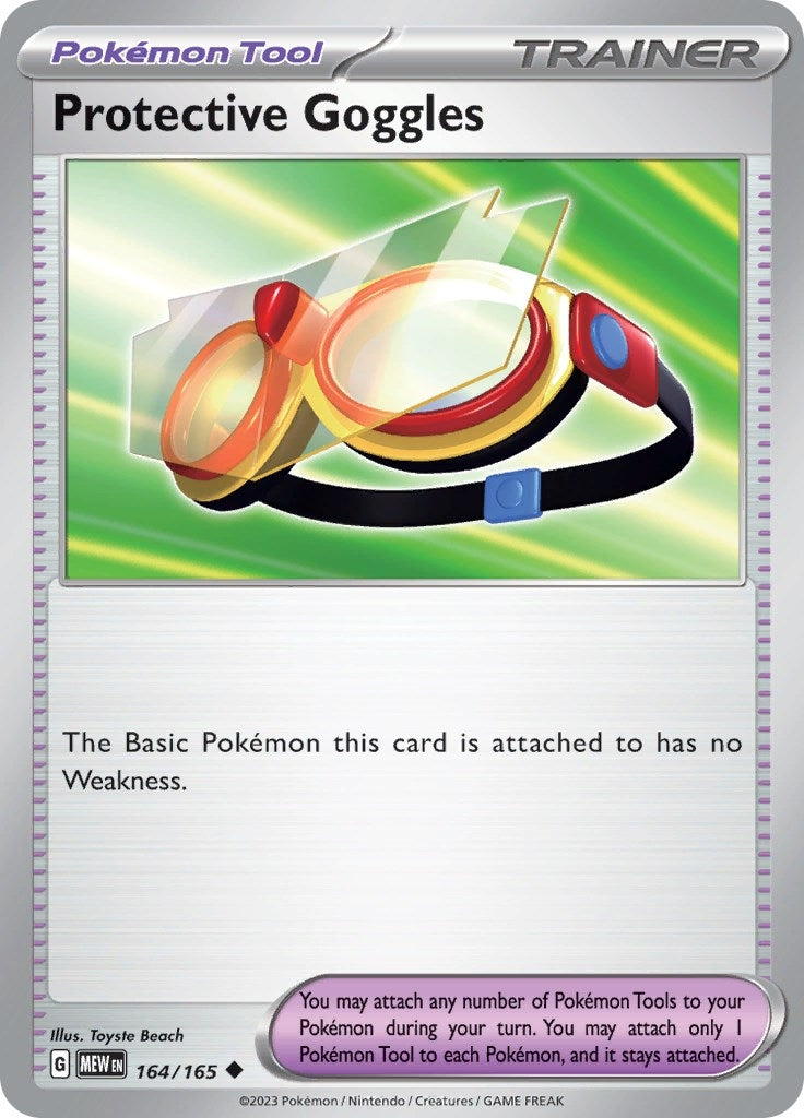 Image for Protective Goggles (SV: Scarlet & Violet 151) (164/165) - Pokemon