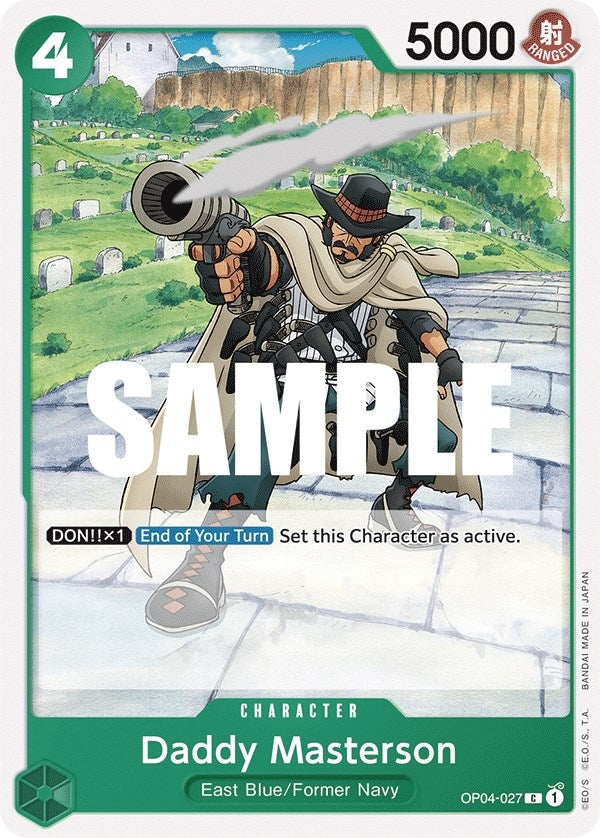 Image for Daddy Masterson (Kingdoms of Intrigue) (OP04-027) - One Piece Card Game