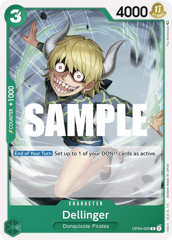 Image for Dellinger (Kingdoms of Intrigue) (OP04-029) - One Piece Card Game