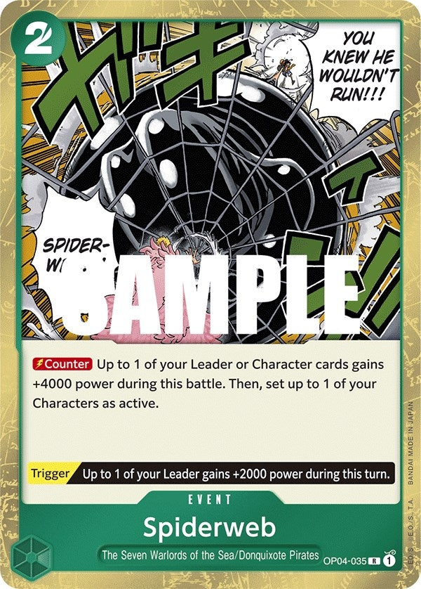 Image for Spiderweb (Kingdoms of Intrigue) (OP04-035) - One Piece Card Game