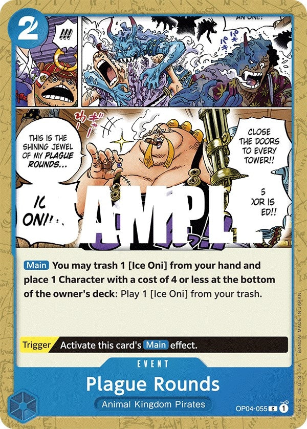 Image for Plague Rounds (Kingdoms of Intrigue) (OP04-055) - One Piece Card Game
