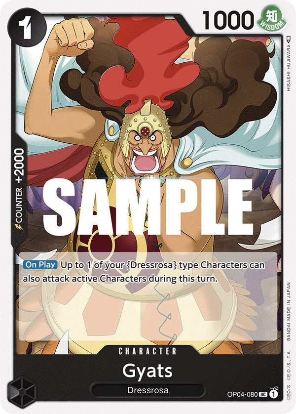 Image for Gyats (Kingdoms of Intrigue) (OP04-080) - One Piece Card Game