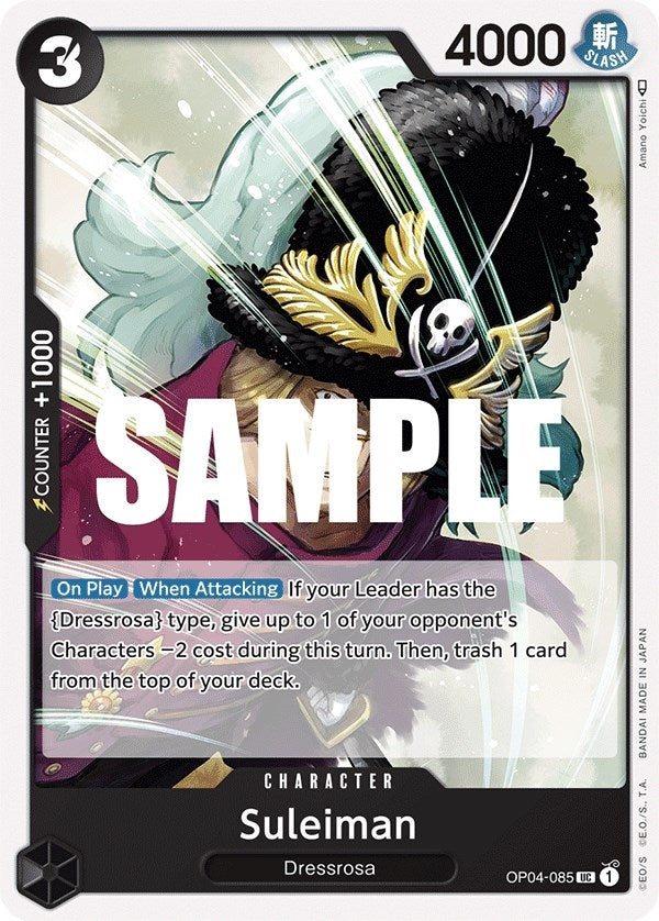 Image for Suleiman (Kingdoms of Intrigue) (OP04-085) - One Piece Card Game