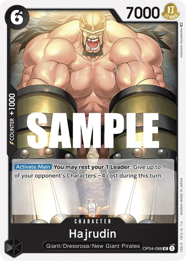 Image for Hajrudin (Kingdoms of Intrigue) (OP04-088) - One Piece Card Game