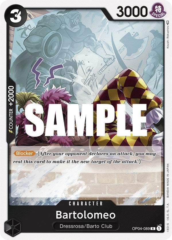 Image for Bartolomeo (Kingdoms of Intrigue) (OP04-089) - One Piece Card Game