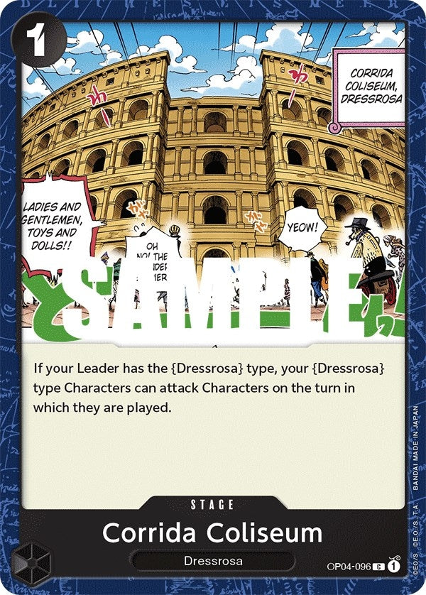 Image for Corrida Coliseum (Kingdoms of Intrigue) (OP04-096) - One Piece Card Game