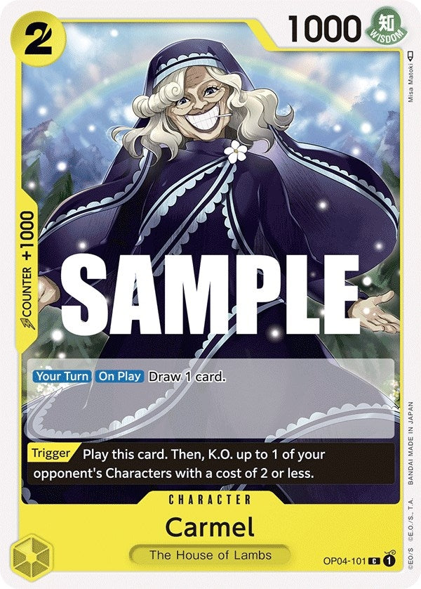 Image for Carmel (Kingdoms of Intrigue) (OP04-101) - One Piece Card Game
