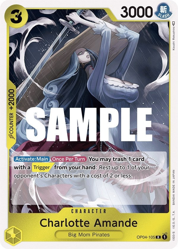 Image for Charlotte Amande (Kingdoms of Intrigue) (OP04-105) - One Piece Card Game