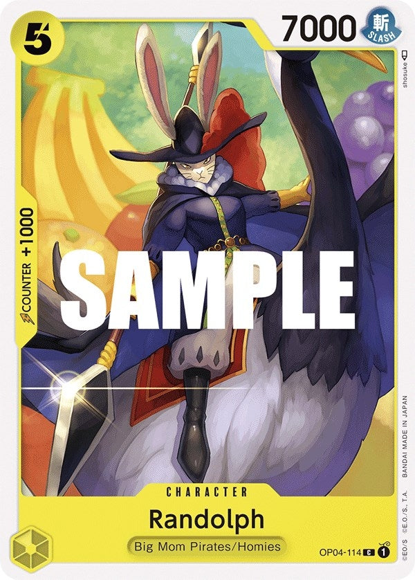 Image for Randolph (Kingdoms of Intrigue) (OP04-114) - One Piece Card Game
