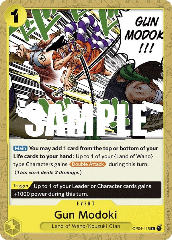 Image for Gun Modoki (Kingdoms of Intrigue) (OP04-115) - One Piece Card Game