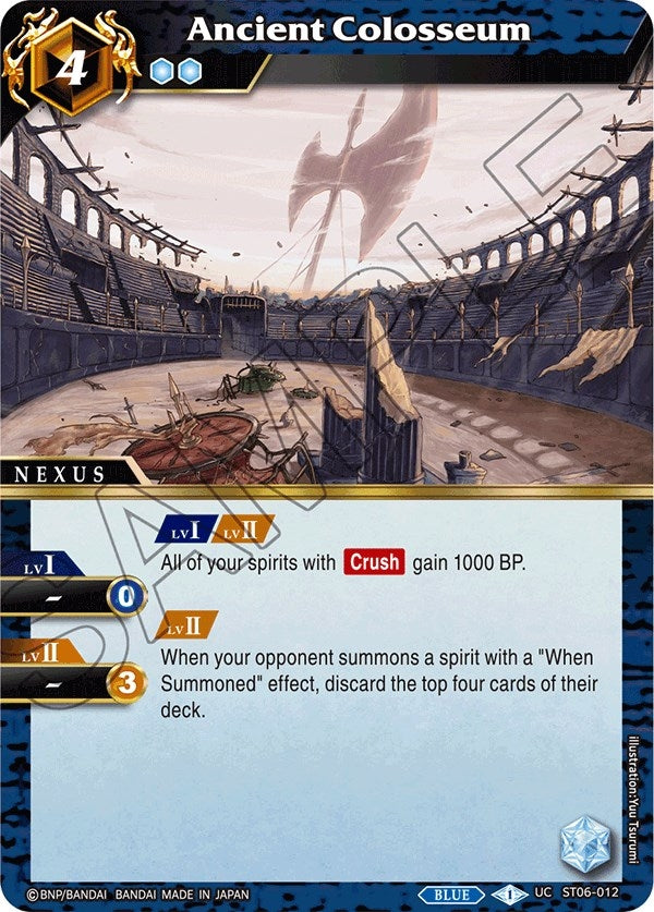 Image for Ancient Colosseum (Starter Deck 06: Bodies of Steel) (ST06-012) - Battle Spirits Saga