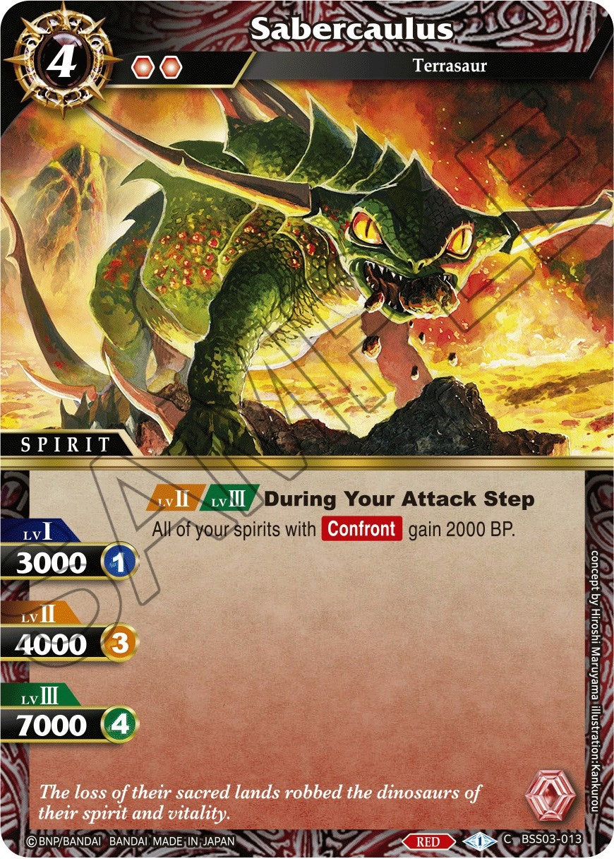 Image for Sabercaulus (Aquatic Invaders) (BSS03-013) - Battle Spirits Saga