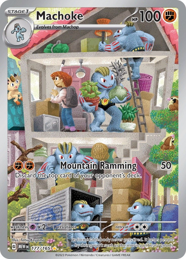 Image for Machoke (SV: Scarlet & Violet 151) (177/165) - Pokemon