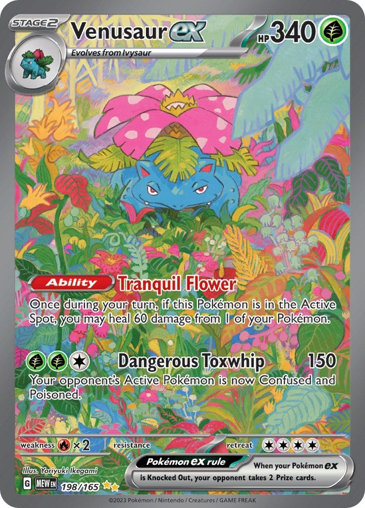 Image for Venusaur ex (SV: Scarlet & Violet 151) (198/165) - Pokemon