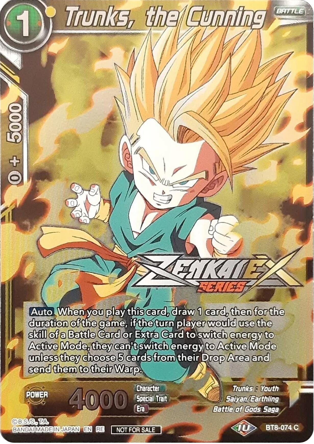 Image for Trunks, the Cunning (Event Pack 13) (Tournament Promotion Cards) (BT8-074) - Dragon Ball Super: Masters