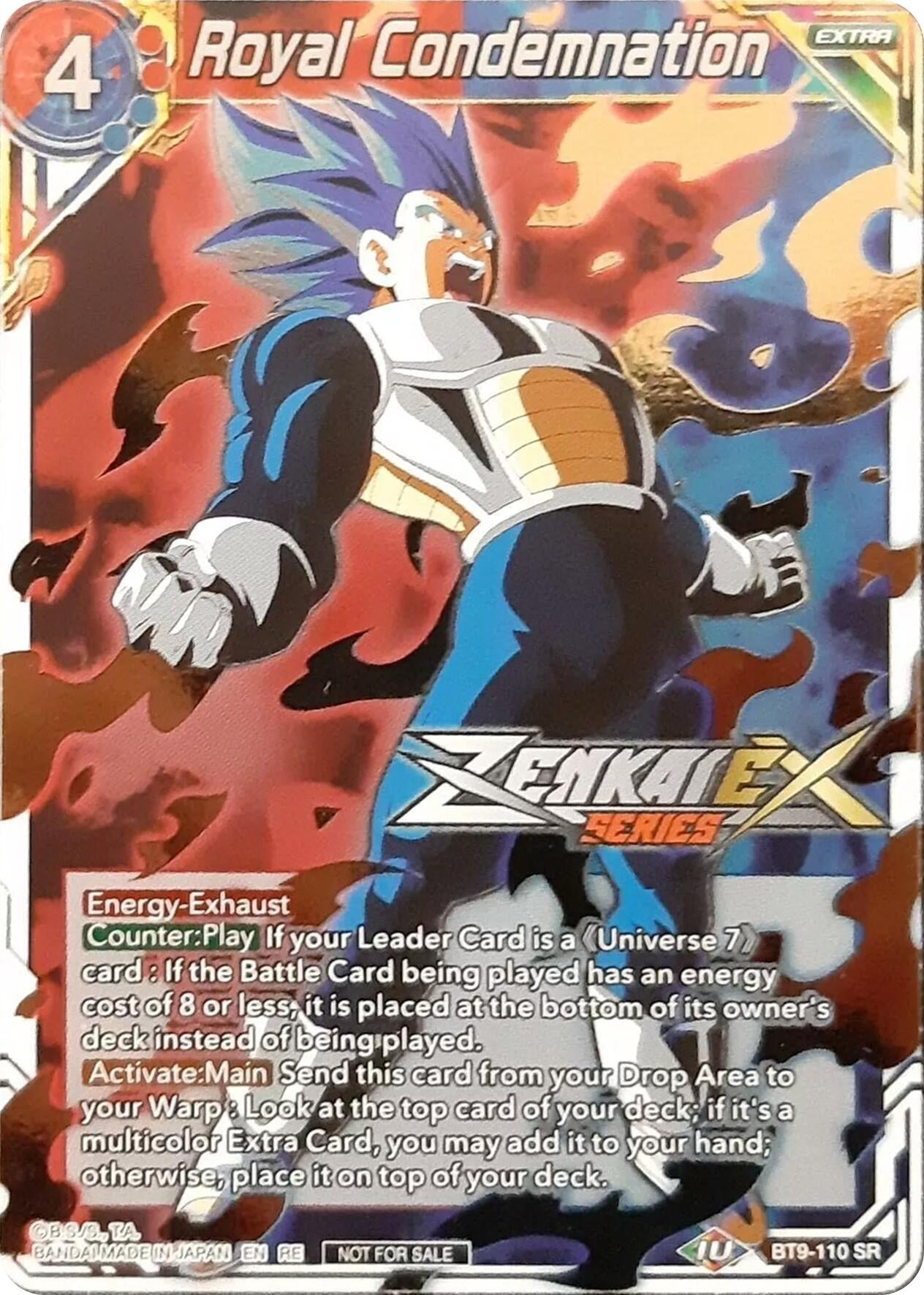 Image for Royal Condemnation (Event Pack 13) (Tournament Promotion Cards) (BT9-110) - Dragon Ball Super: Masters