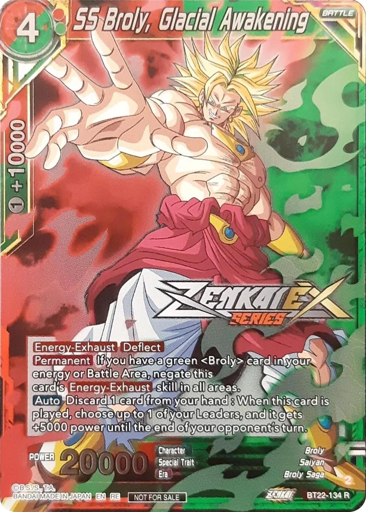 Image for SS Broly, Glacial Awakening (Event Pack 13) (Tournament Promotion Cards) (BT22-134) - Dragon Ball Super: Masters