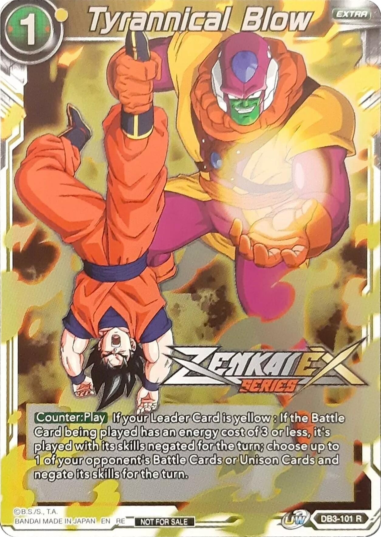 Image for Tyrannical Blow (Event Pack 13) (Tournament Promotion Cards) (DB3-101) - Dragon Ball Super: Masters