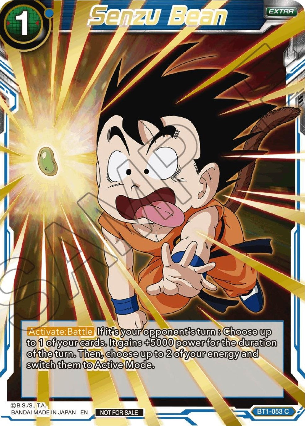 Image for Senzu Bean (Alt. Art Card Set 2023 Vol. 3) (Tournament Promotion Cards) (BT1-053) - Dragon Ball Super: Masters