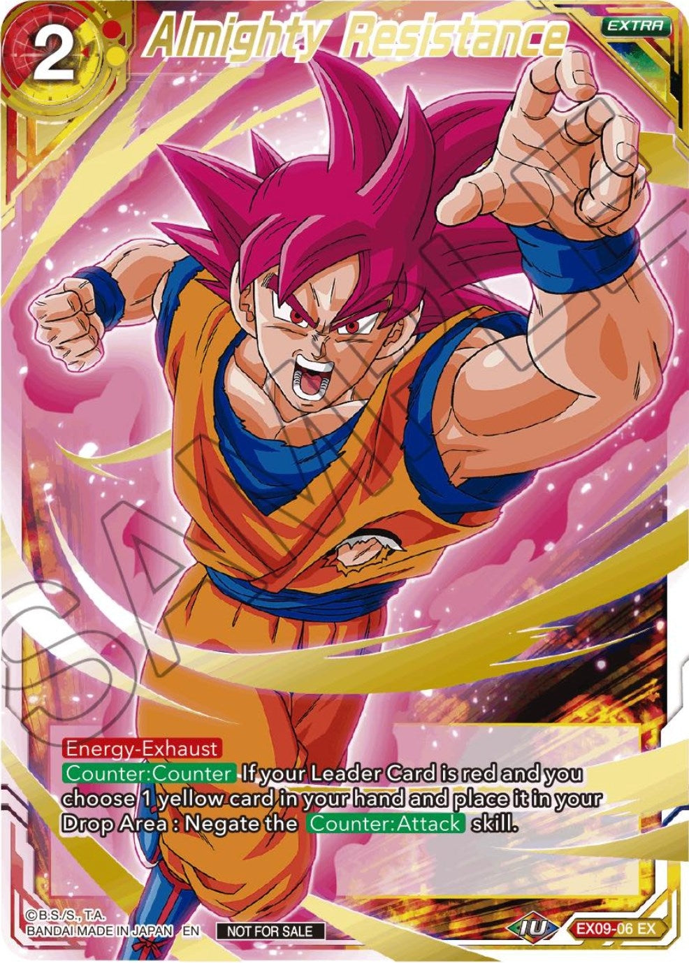 Image for Almighty Resistance (Alt. Art Card Set 2023 Vol. 3) (Tournament Promotion Cards) (EX09-06) - Dragon Ball Super: Masters