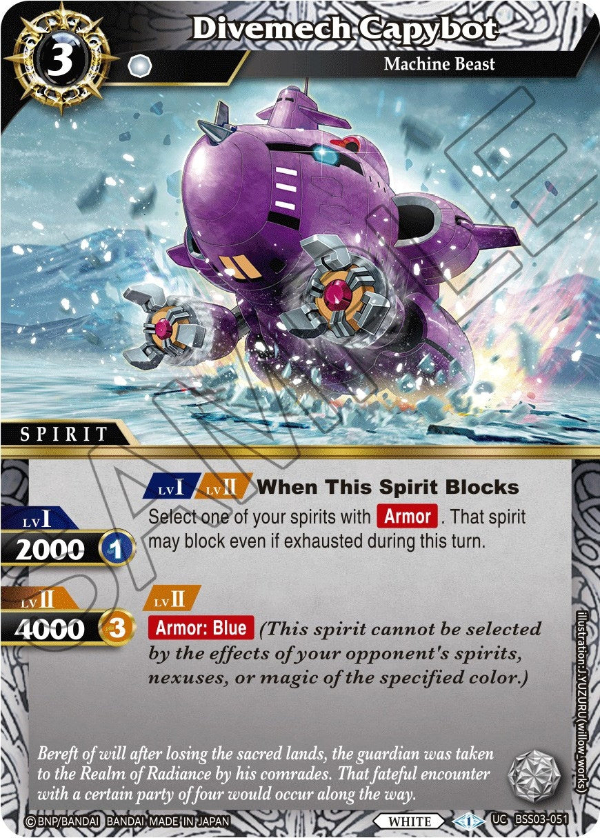 Image for Divemech Capybot (Aquatic Invaders) (BSS03-051) - Battle Spirits Saga