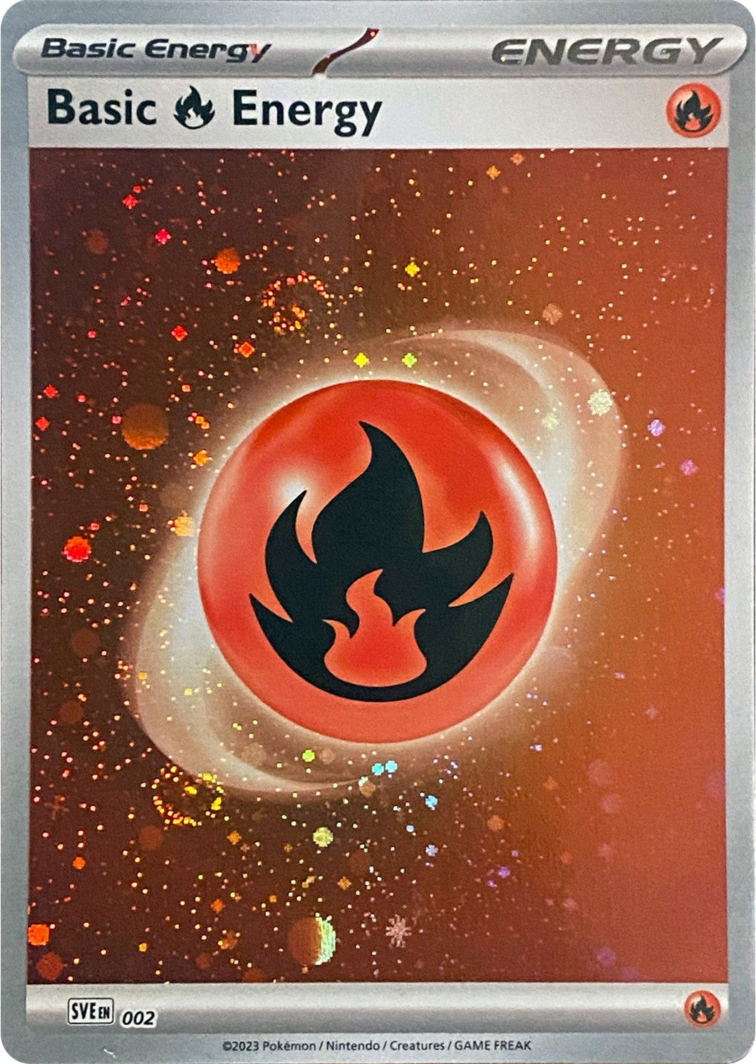 Image for Basic Fire Energy (Cosmos Holo) (SV01: Scarlet & Violet Base Set) (002) - Pokemon