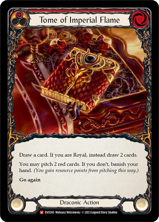 Image for Tome of Imperial Flame (Bright Lights) (EVO245) - Flesh and Blood TCG
