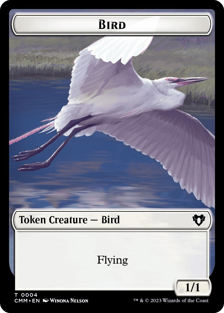 Image for Bird // Bird Illusion Double-sided Token (Commander Masters) (4 // 11) - Magic: The Gathering